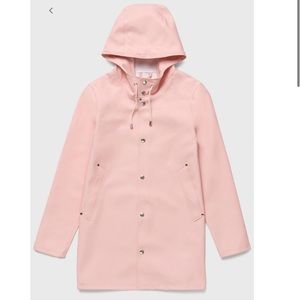 Stutterheim Stockholm Dusky Pink Raincoat NWT